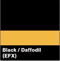 Black/Daffodil ColorHues EFX 1/8IN 2-Ply - Rowmark ColorHues EFX